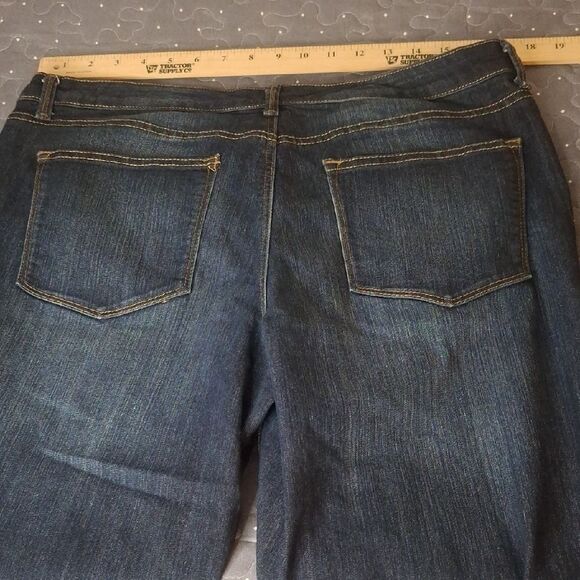New Directions Dark Blue Straight Leg Jeans size 14 - Picture 5 of 7